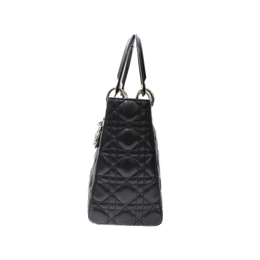 Dior Bag classic Black Lady Lambskin handbag strap Christian Cannage shoulder
